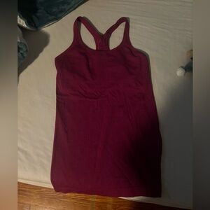 Lululemon purple/pink ebb to street tank top